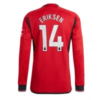 Moški Nogometni dresi Manchester United Christian Eriksen #14 Domači 2023-24 Dolgi Rokav